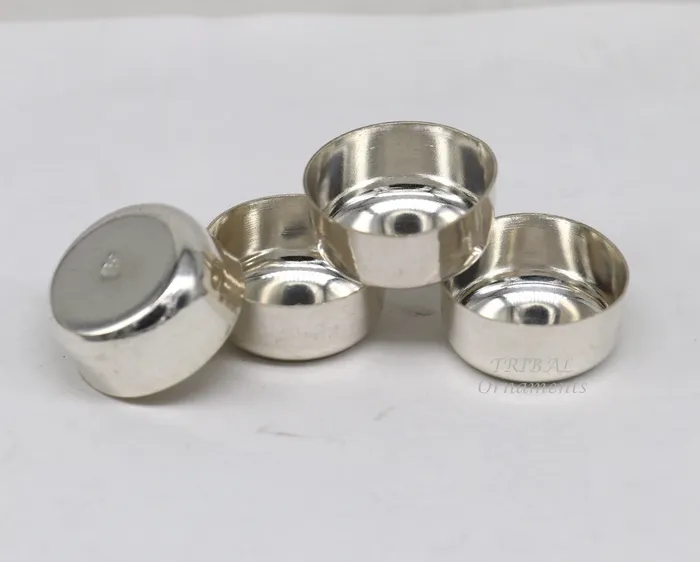 925 silver handmade silver small bowlor Tilak bowl best small tiny bowl for saffron sandal or kumkum tilak dani su897 TRIBAL ORNAMENTS Necklaces