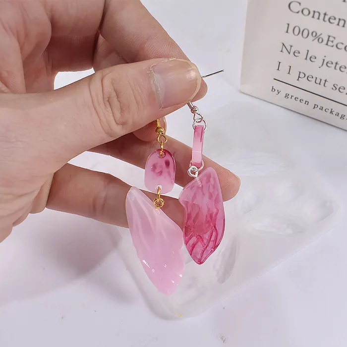 Earrings Butterfly Wing Earrings Resin Silicone Mold IntoResin