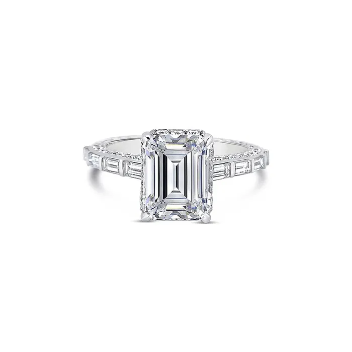 Jack Kelege Jack Kelege 18K White Gold Semi Mount Diamond Ring Rings