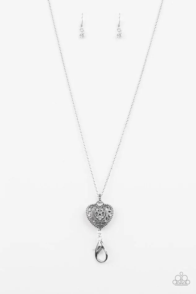 Necklaces Paparazzi Jewelry Paparazzi Necklace Charmingly Casanova White