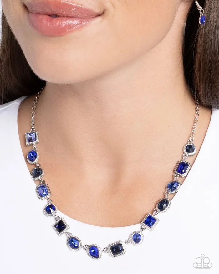 Necklaces Paparazzi Jewelry Paparazzi Necklace Gallery Glam Blue
