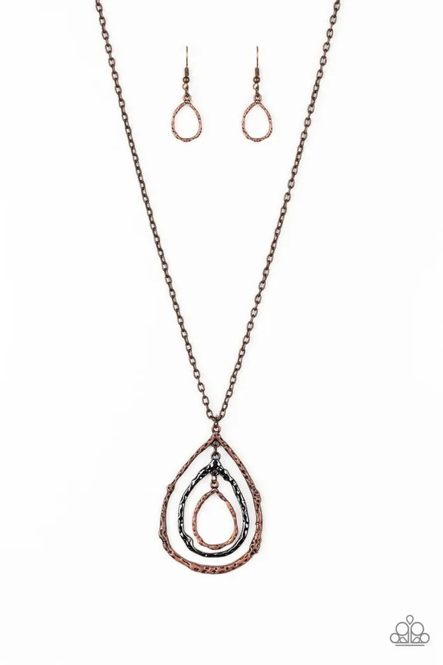 Necklaces Paparazzi Jewelry Paparazzi Necklace Going For Grit Copper Necklaces Paparazzi Jewelry Paparazzi Necklace Going For Grit Copper