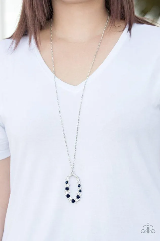 Necklaces Paparazzi Jewelry Paparazzi Necklace Spotlight Social Blue