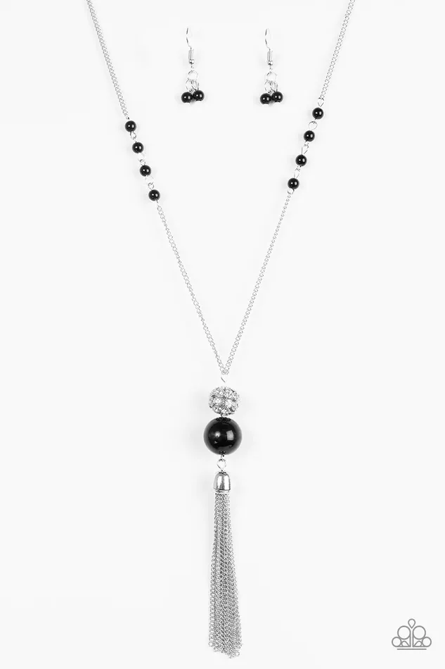 Necklaces Paparazzi Jewelry Paparazzi Necklace The Only Show In Town Black