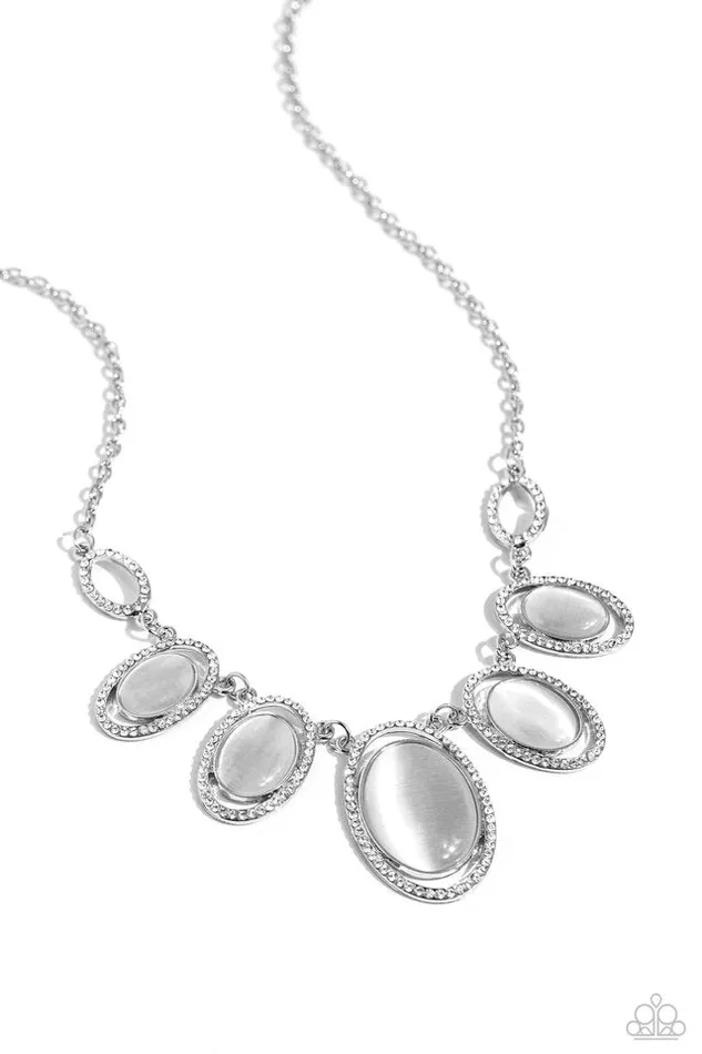 Paparazzi Jewelry Necklaces Paparazzi Necklace A BEAM Come True White Paparazzi Jewelry Necklaces Paparazzi Necklace A BEAM Come True White