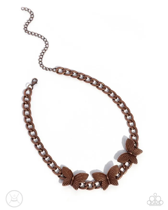 Paparazzi Jewelry Necklaces Paparazzi Necklace Aerial Ambition Copper Paparazzi Jewelry Necklaces Paparazzi Necklace Aerial Ambition Copper