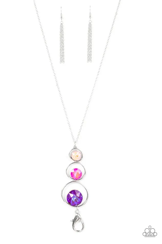 Paparazzi Jewelry Necklaces Paparazzi Necklace Celestial Courtier Pink