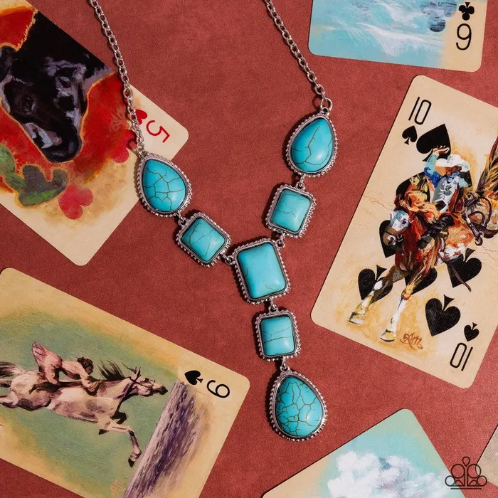 Paparazzi Jewelry Necklaces Paparazzi Necklace Defaced Deal Blue Paparazzi Jewelry Necklaces Paparazzi Necklace Defaced Deal Blue