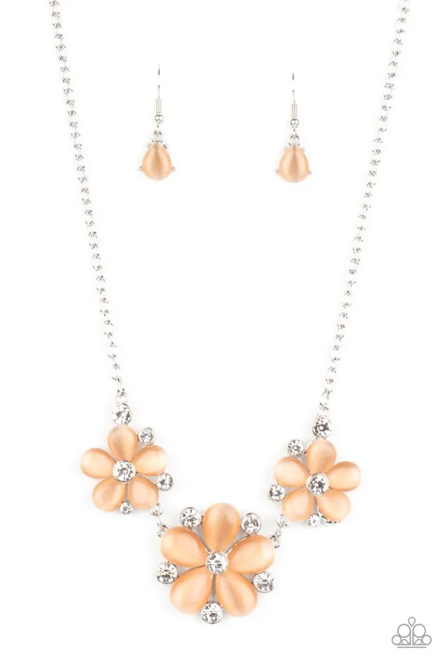 Paparazzi Jewelry Necklaces Paparazzi Necklace Effortlessly Efflorescent Orange