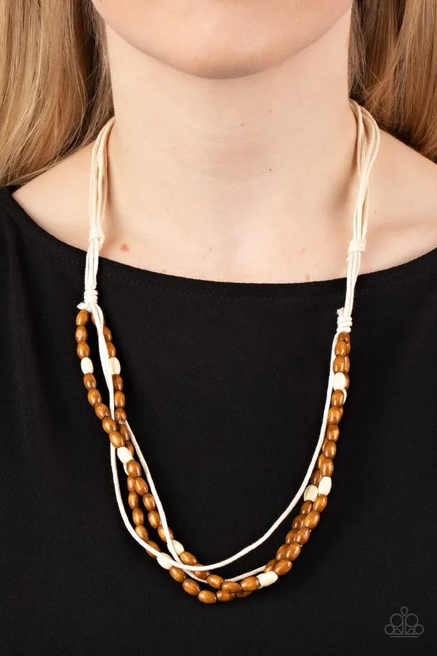 Paparazzi Jewelry Necklaces Paparazzi Necklace Summer Odyssey White