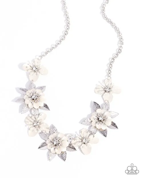 Paparazzi Jewelry Paparazzi Necklace Springtime Song White Necklaces Paparazzi Jewelry Paparazzi Necklace Springtime Song White Necklaces