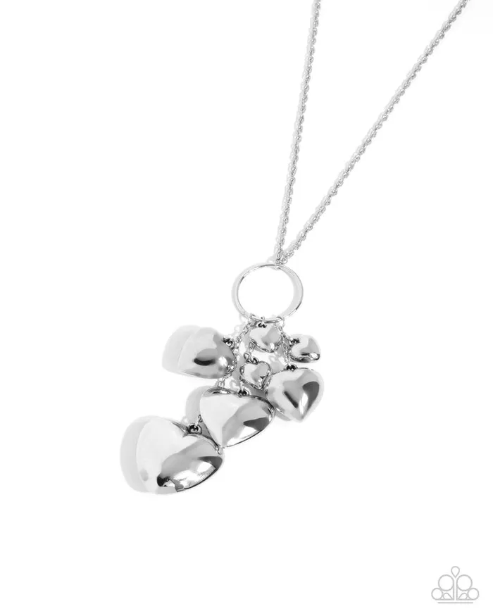 Paparazzi Necklace Heart Haul Silver Paparazzi Jewelry Necklaces Paparazzi Necklace Heart Haul Silver Paparazzi Jewelry Necklaces