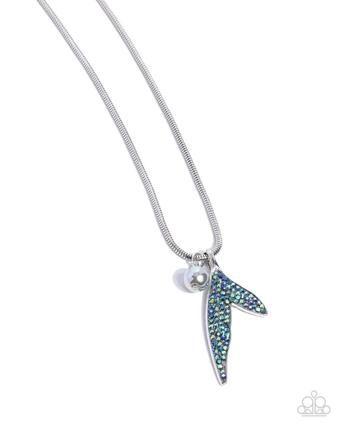 Paparazzi Necklace Maiden Mermaid Silver Paparazzi Jewelry Necklaces Paparazzi Necklace Maiden Mermaid Silver Paparazzi Jewelry Necklaces