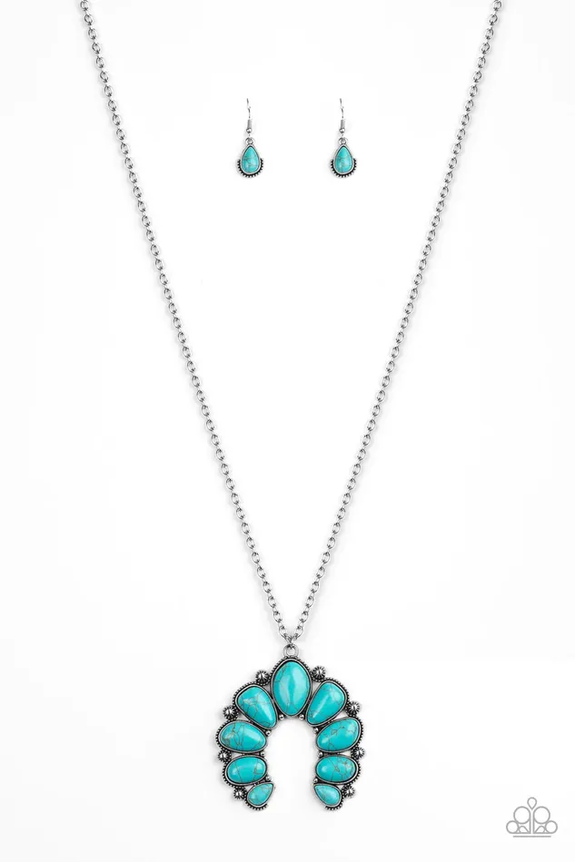 Paparazzi Necklace Stone Monument Blue Paparazzi Jewelry Necklaces