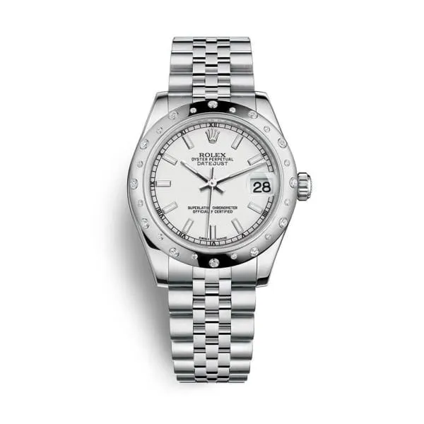 Rolex Bracelets Rolex Datejust 31mm Ref 1783440045 White Dial Stainless Steel Jubilee Bracelet Womens Watch