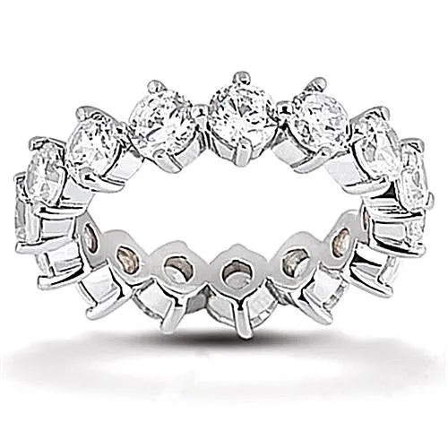 375 Ct Natural Earth Mined Diamonds Eternity Engagement Band Women Jewelry GB Rings