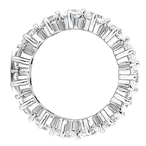 375 Ct Natural Earth Mined Diamonds Eternity Engagement Band Women Jewelry GB Rings