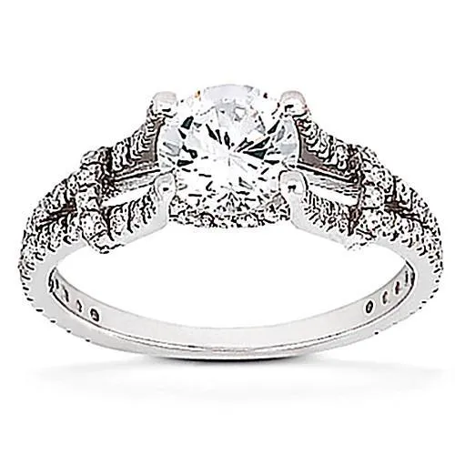 GB Rings 160 Ct Natural Earth Mined Diamond Solitaire With Accents Ring New Jewelry GB Rings 160 Ct Natural Earth Mined Diamond Solitaire With Accents Ring New Jewelry