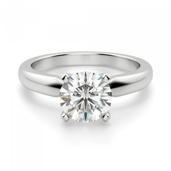 GB Rings 1 Carat Round Solitaire Natural Earth Mined Diamond Engagement Ring White Gold 14K GB Rings 1 Carat Round Solitaire Natural Earth Mined Diamond Engagement Ring White Gold 14K