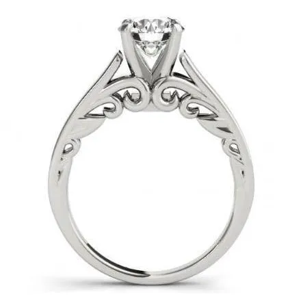 GB Rings Natural Earth Mined Diamond Solitaire Engagement Ring 2 Carat White Gold 14K GB Rings Natural Earth Mined Diamond Solitaire Engagement Ring 2 Carat White Gold 14K