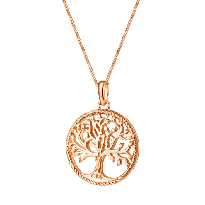 Hey Happiness Necklaces Tree of Life Pendant Necklace Sterling Silver