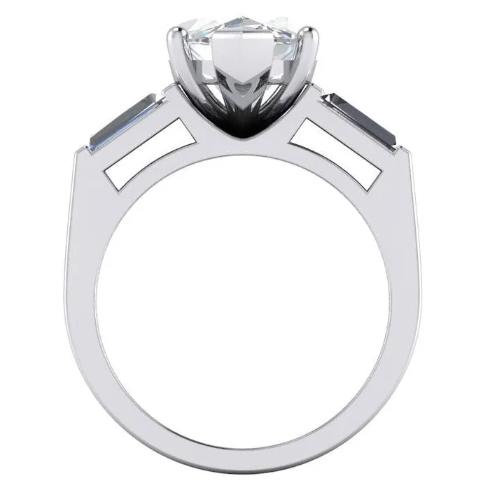 Rings GB Marquise Cut Natural Earth Mined Diamond Ring Engagement Set 350 Ct
