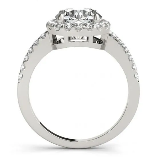 Sparkling Halo Round Natural Earth Mined Diamond Engagement Fancy Ring 250 Carat WG 14K GB Rings Sparkling Halo Round Natural Earth Mined Diamond Engagement Fancy Ring 250 Carat WG 14K GB Rings