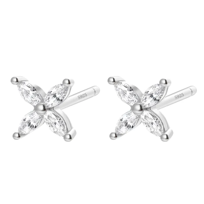 Springtime Stud Earrings Sterling Silver Hey Happiness Earrings