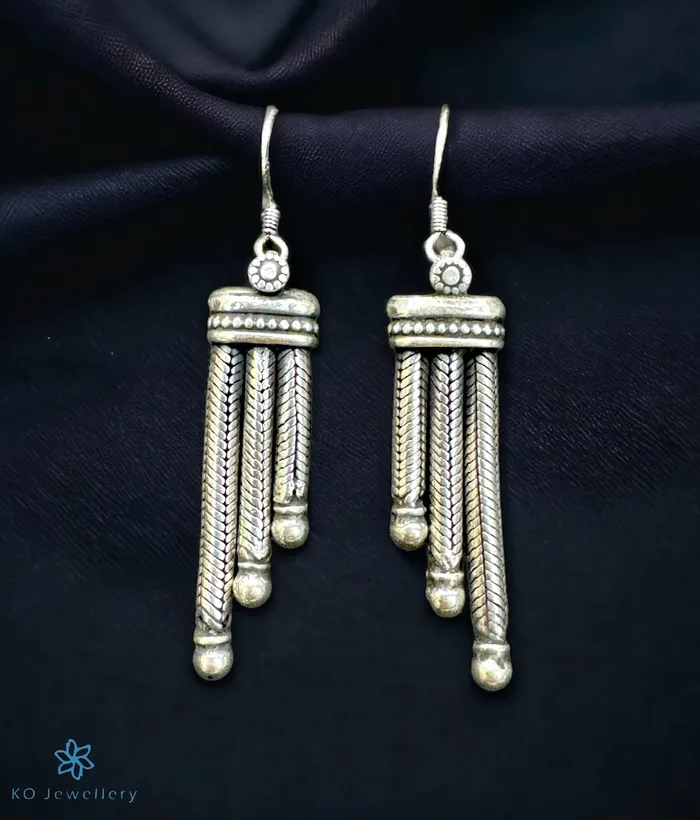 The Clara Silver Earrings Kolhapur Earrings