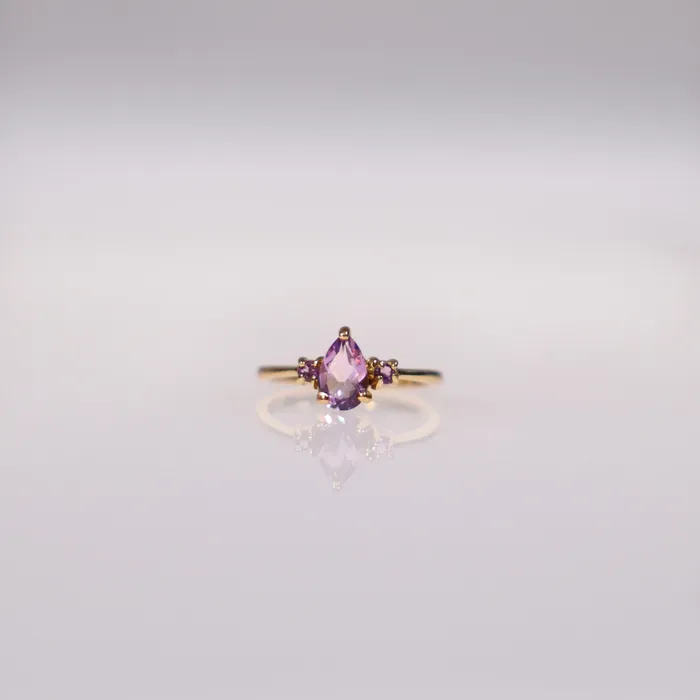 Beau Life Princess Of The Divine Amethyst Crystal Ring Rings