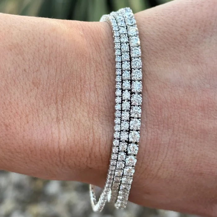 Bracelets Diamond Tennis Bracelet in 18k Gold FC Creations