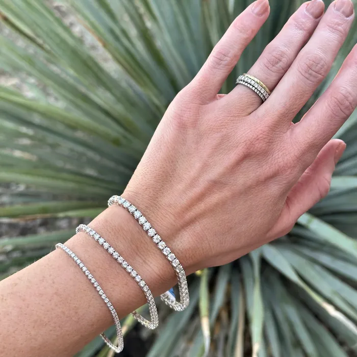 Bracelets Diamond Tennis Bracelet in 18k Gold FC Creations