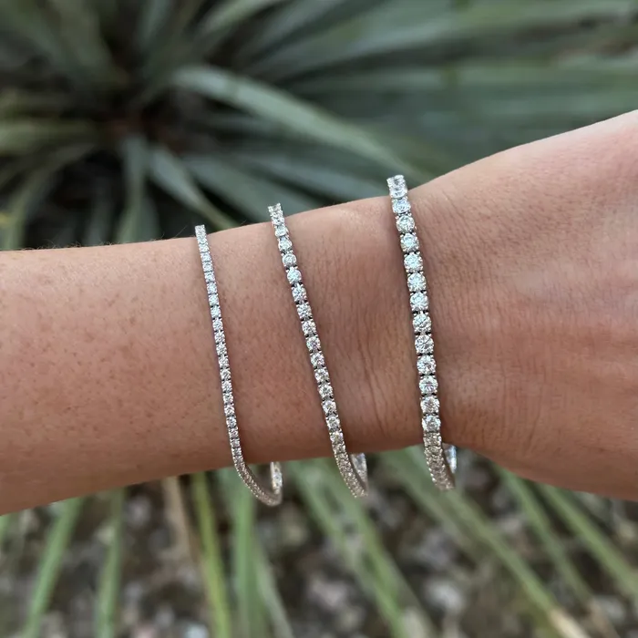 Bracelets Diamond Tennis Bracelet in 18k Gold FC Creations