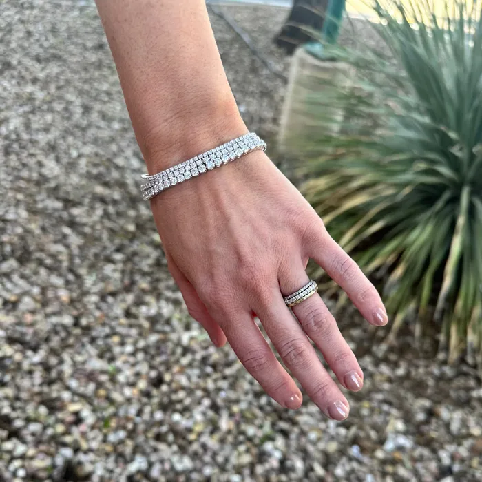 Bracelets Diamond Tennis Bracelet in 18k Gold FC Creations