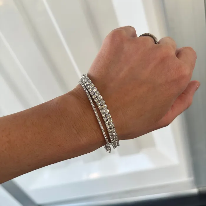 Bracelets Diamond Tennis Bracelet in 18k Gold FC Creations