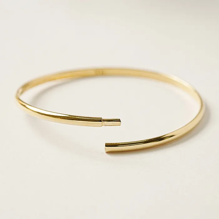 Bracelets MinimalBijoux 14K 18K Gold Hollow Bangle Bracelet