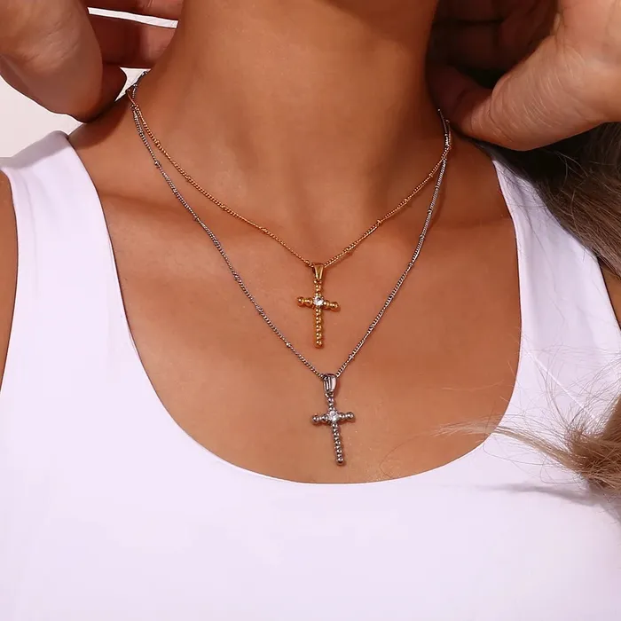Mabel Love Co Necklaces Divine Cross Necklace