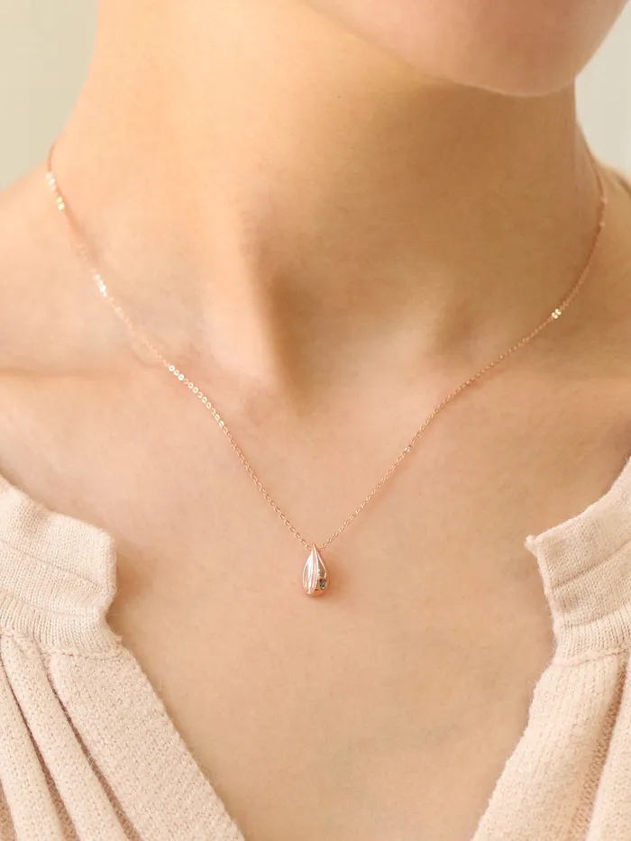 MinimalBijoux Necklaces 14K 18K Gold Teardrop Necklace