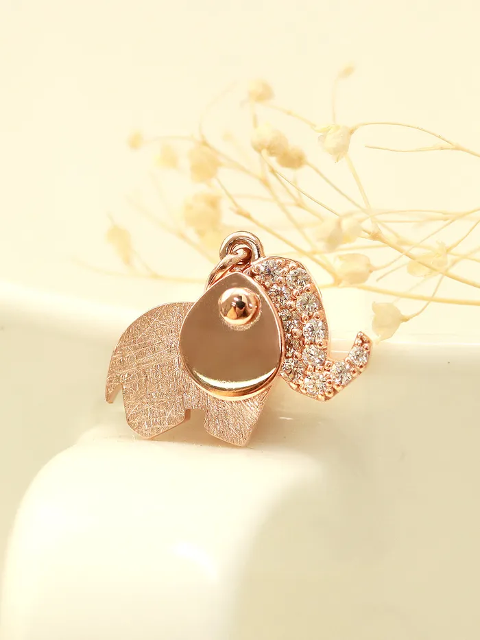 Necklaces MinimalBijoux 14K 18K Gold Lucky Elephant Necklace