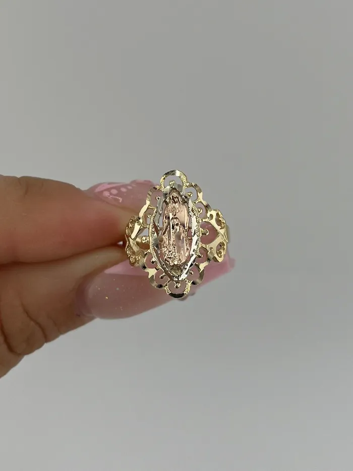 Rings 14k Gold Womens Virgencita Ring AB and J jewelry