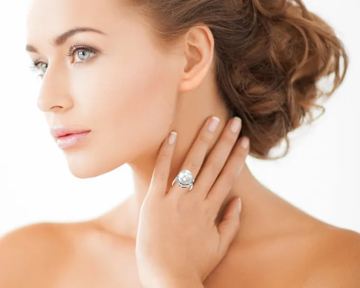 Rings Freshwater Pearl Diamond Sia Ring SPT
