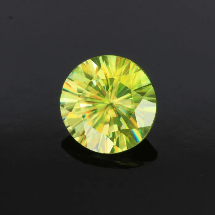 Rings Moriartys Gem Art 245ct Round Brilliant Cut Sphene from Zimbabwe